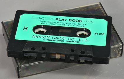 Yamaha-DX21 Play Book original cassette